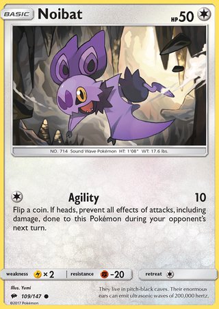 Pokémon - Noibat - 109/147 Pokémon - Noibat - 109/147